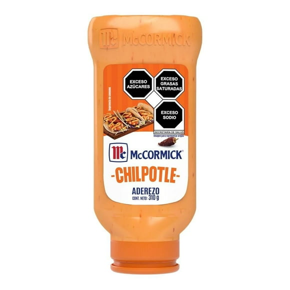 Aderezo de mayonesa McCormick con chilpotle squeeze 310 g