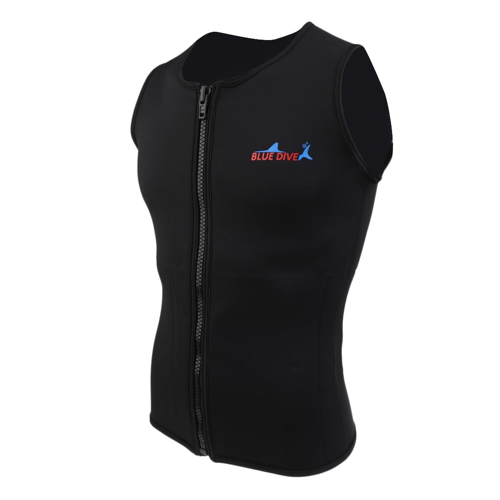 Sizes:S-2XL Warmth & Protection Women’s 2mm Wetsuit Vest Full Front Zipper 
