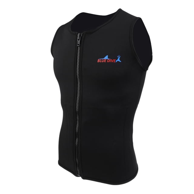 Negro Hombres Mujeres Traje de Neopreno de 2 Mm Chaleco Top Camisa Chaqueta METRO Sunnimix Chaleco de neopreno para hombre