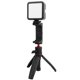 thumbnail image 1 of ULANZI Juego de Luces de Relleno Tablero de Luz Suave Fotografía Video Light Trípode Ajustable Combo 6 Soporte para Teléfono Móvil para Vlog Selfie Video corto en Vivo Amonsee No, 1 of 7