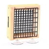 Birds Choice WCWMSUET Cedar Window-Mount Suet Feeder, 1 Suet Cake, 8"L X 2-1/2"W X 6-1/2"H, Natural Cedar