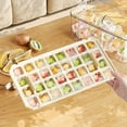 thumbnail image 3 of Ice Cube Tray with Lid and Bin,One Button Release Ice Cube Trays with Ice Shovel,Ice Maker Mold for Freezer with Container,64 Nuggets Tiny Ice Cube Tray Crushed Ice Tray for Chilling Drinks Juice, 3 of 7