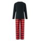 thumbnail image 5 of Pijamas navideños familiares Meihuid 2023. Conjuntos a juego de pijamas navideños familiares con cuadros de alce. Conjuntos de ropa de dormir familiares., 5 of 8
