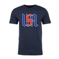 thumbnail image 2 of USA T-shirts, Men's 4th of July Shirts, Red White and Blue Patriotic Shirts - Heather Navy MH200PATROIT S12 M, 2 of 3