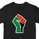 thumbnail image 2 of Camiseta Puño Palestino Camiseta del puño palestino Novedad Gaza Freedom End Camisa básica elegante (Negro L), 2 of 7