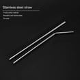 thumbnail image 5 of Smooth Straight Tubes  Diameter 6mm Stir Tube Cold Drink Tube Metal Straw Stainless Steel Straws 21.5CM STRAIGHT TUBES, 5 of 8