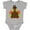 AC-Heather Grey, variant on Thanksgiving Pilgrim Turkey Boys or Girls Baby Bodysuit