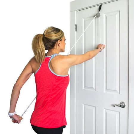 DMI Over the Door Shoulder Pulley for Physical Therapy and Shoulder Rehab, Exercise Pulley Equipment for Arms and Shoulders, Overhead Shoulder Pulley System, Rope Pulley Exercise