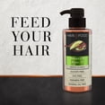 thumbnail image 3 of Hair Food Avocado & Argan Oil Sulfate Free Shampoo, 10.1 fl oz, Dye Free Smoothing, 3 of 7