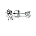 thumbnail image 3 of 1/3ct Excellent Cut Diamond Studs With Screw Backs 14k White Gold Lab Grown, 3 of 4