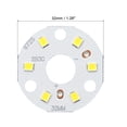 thumbnail image 2 of Uxcell 3W 120lm 6000-6500K 32mm 9-11VDC COB LED Light Chip Beads Energy Saving Bulb White 15 Pack, 2 of 5