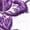 Purple, variant on Luxury Fine Embroidery Lace Open Crotch Sheer Hollow Romantic Night Briefs Lingerie for Women Purple One Size
