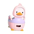 thumbnail image 4 of Lipstore Pot de Toilette pour Enfants Léger Intérieur Portable Pot de Pot Siège de Pot Polyvalent Rose, 4 of 8