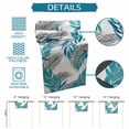 thumbnail image 6 of Blue Leaves Table Runner 90 Inches, Willow Leaf Abstract Plants Rustic Branch Bed Runner Dresser Scarves Tabletop for Indoor Outdoor Parties/Ceremony/Banquet, 13" x 90", 6 of 9