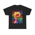 thumbnail image 2 of Rainbow Sunflower LGBT Pride T-Shirt, Lgbt Pride Month Shirt ID-0520-LFYF, 2 of 11