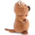 thumbnail image 2 of Lindo quokka - Pez luna 25cm /30cm- Peluche sostenible para niños, niñas y bebés - Peluche ecológico para abrazar y jugar, marrón, 2 of 5