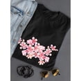 thumbnail image 3 of Cherry Blossoms On Branch T-Shirt Women -Image by Shutterstock, Female Large, 3 of 4
