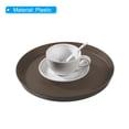 thumbnail image 4 of REGALWOVEN Restaurant serving trays are great for food, drinks, or desserts Brown, 4 of 6