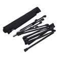 thumbnail image 2 of Mesa plegable portátil de tela Oxford para acampar, escritorio de Picnic de aluminio multifuncional, color negro, 2 of 10