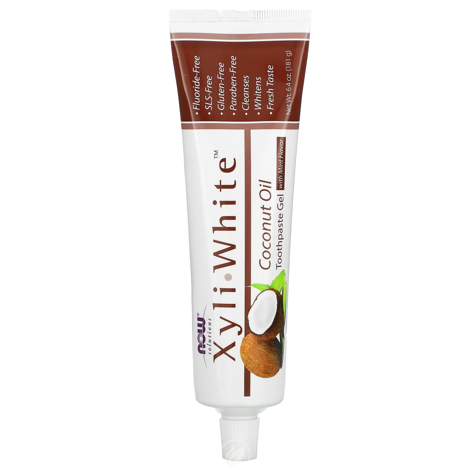 NOW XYLIWHITE COCONUT OIL TOOTHPASTE 6.4 OZ