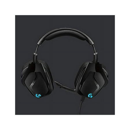 Logitech - G635 Wired Gaming Headset for PC - Black/Blue