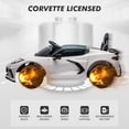 thumbnail image 3 of 12V Licensed Corvette Kids Ride-On Car, Electric Toy Vehicle with Remote Control, LED Lights, & Dual Motors, 3 of 5