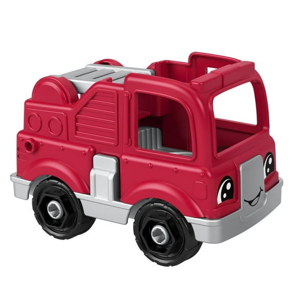 Replacement Part for Fisher-Price Little People Preschool Firestation Playset HPX85 - Replacement Red and Gray Fire Truck