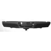 REAR STEP BUMPER ASSEMBLY; PAINT TO MATCH; WITHOUT PARK ASSIST SENSOR