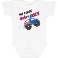 thumbnail image 3 of Inktastic My First Fourth of July Monster Truck Boys or Girls Baby Bodysuit, 3 of 5
