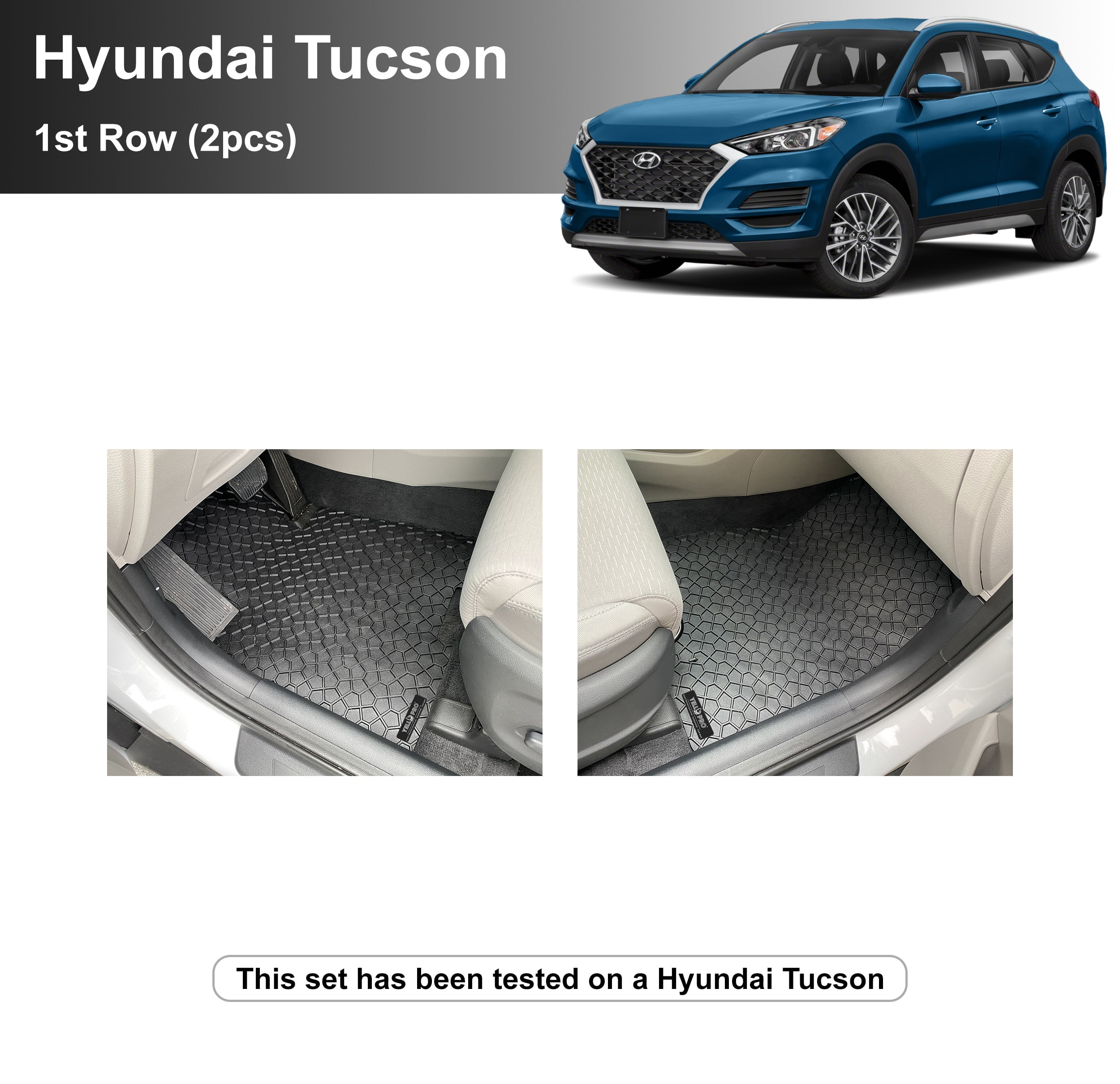 15 on Hyundai Tucson HEAVY DUTY CAR BOOT LINER COVER PROTECTOR MAT