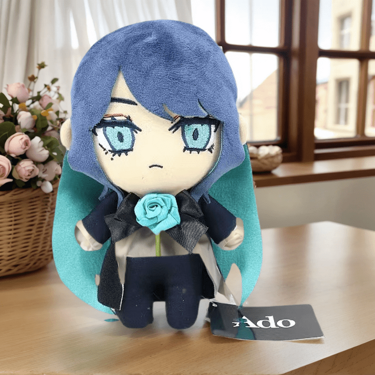 Ado ぬいぐるみ HIBANA Kawaii Ado Plush Toy Cute Doll Hibana 25cm Plushie - Ultra