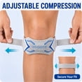 thumbnail image 2 of GADE 2-Pack Knee Strap, Adjustable Knee Brace Tendon Support Band for Running, Jumpers Knee, 2 of 7