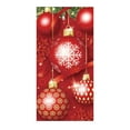 thumbnail image 2 of Christmas Door Cover Holiday Tree Pattern Polyester Decoration for Front Door Wall Table Winter Party Home Decor, 2 of 6
