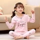 thumbnail image 1 of Conjuntos de pijamas de algodón para niños y niñas, traje de manga larga para otoño, ropa de dormir de Navidad para niños de 4, 6, 8, 10 y 12 años, 1 of 4
