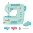 thumbnail image 2 of Pequeña de coser portátil Juegos de imaginación Juguetes de desarrollo Juguete educativo Electrodomésticos DIY para niños Principiante Azul, 2 of 8