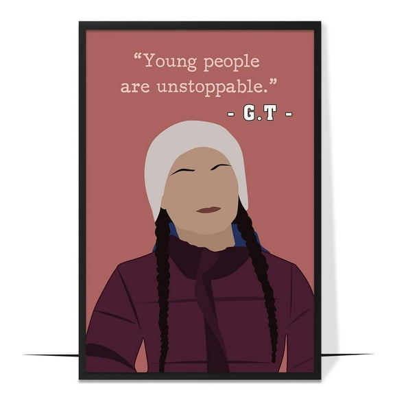 LOLUIS Inspirational Quotes Wall Art, Empowered Women Art Print Decor Gifts for Home Office Classroom, Feminist Poster (DES 1, Unframed 11"x17")