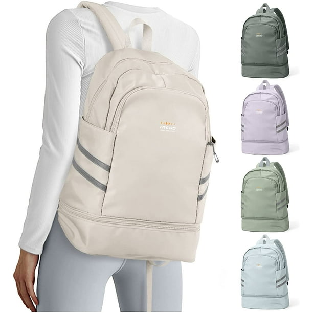 Gym Backpack For Women Men Waterproof Backpack With Shoe Compartment