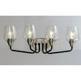 thumbnail image 5 of 26123CLBKSN Maxim Lighting Goblet-4 Light Bath Vanity-26.25 Inches wide by 9.5 inches high-Black/Satin Nickel Finish, 5 of 5