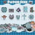 thumbnail image 3 of Parches autoadhesivos bordados KINGSOW Western Style 32 unidades, 3 of 6