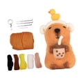 thumbnail image 1 of Juguete de peluche Capibara Perfecl, Material de fieltro de lana DIY, Proyecto hecho a mano, 1 of 8