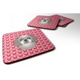 thumbnail image 1 of ""Caroline'S Treasures Juego de 4 posavasos de espuma con corazones de Shih Tzu gris plateado 3,5 multicolor"", 1 of 1