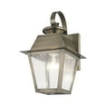 thumbnail image 2 of Livex Lighting - Mansfield - 1 Light Outdoor Wall Lantern in Coastal Style - 7.5, 2 of 9