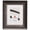 Black, variant on Craig Frames Ventura, 8x10 inch Brushed Bronze Picture Frame Matted for a 5x7 Photo