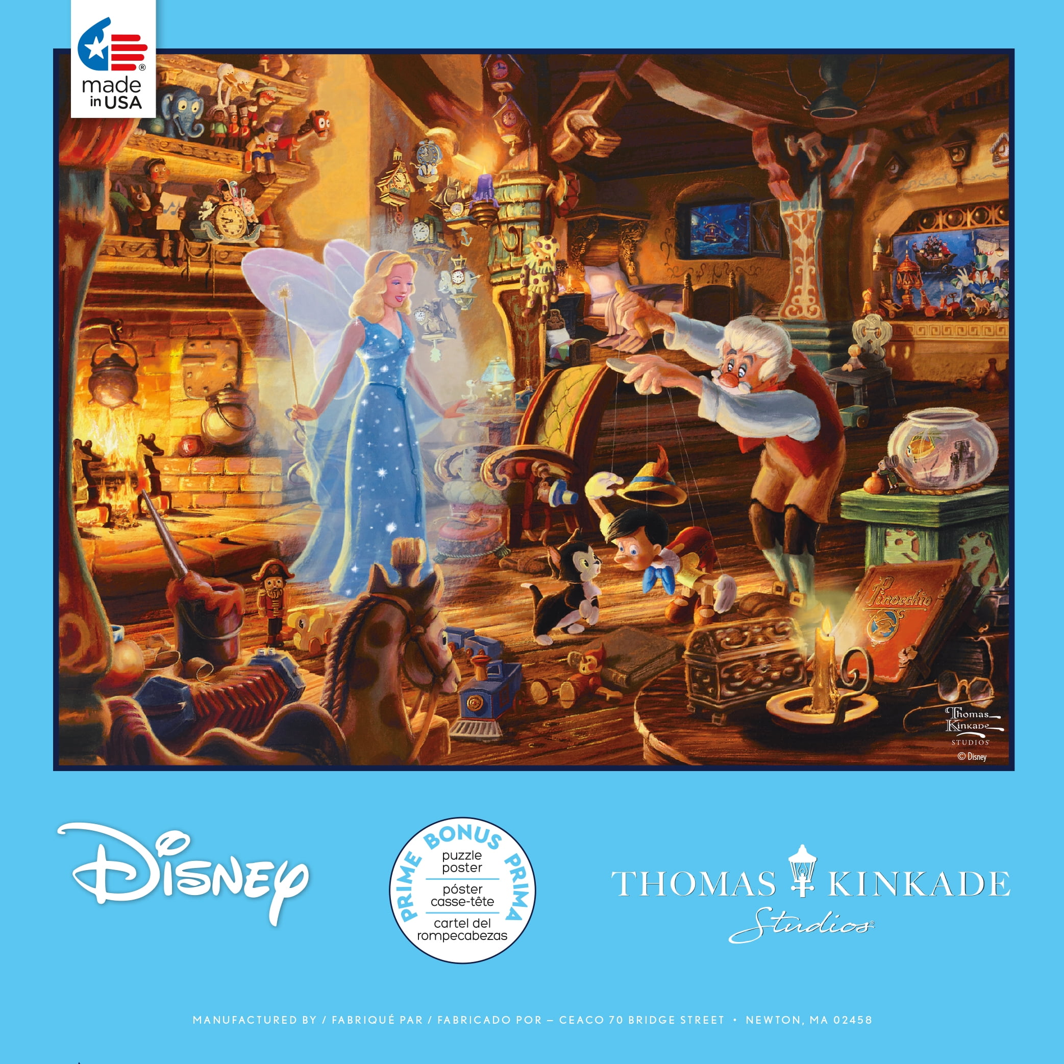 Ceaco - Disney - Gepetto's Pinnochio - 750 Piece Interlocking Jigsaw Puzzle