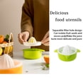 thumbnail image 2 of Inteprter Exprimidor Manual de plástico, exprimidor lavable desmontable, cocina para el hogar, vino, Club, restaurante, dormitorio, accesorios para Cocina y Comedor Verde Inteprter HA064373-03, 2 of 6