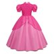 thumbnail image 3 of Vestido de niña con costura de encaje y mangas abullonadas, vestido de princesa para cosplay, 3 of 6
