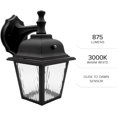 thumbnail image 4 of ANHXN porch light outdoor wall light fixture, clear glass, photoelectric sensor, dusk to dawn light sensor, external decorative light, 4 of 16