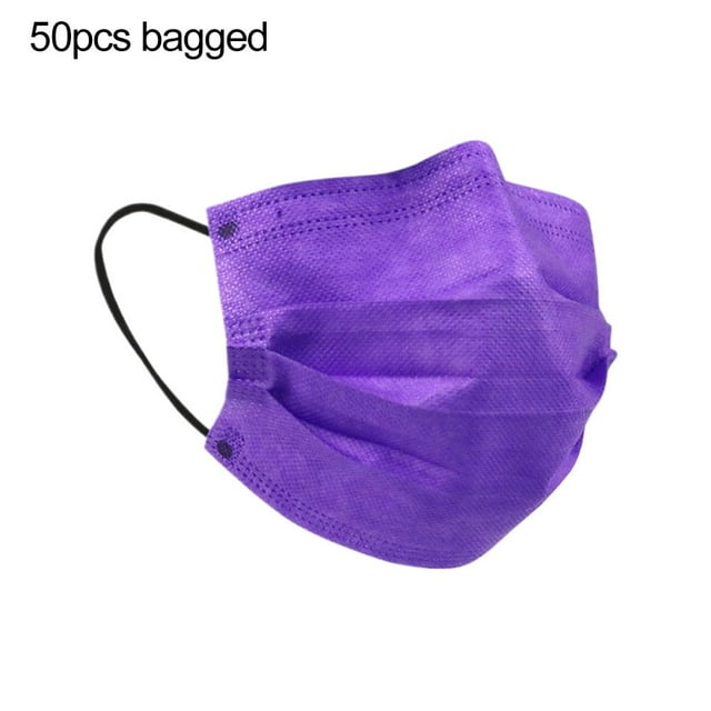 Disposable Three-layer Non-woven Mask Ear Loop Mouth Cover Non Medical L4E9