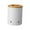 White Small, variant on LOVIVER Kitchen Vegetable Storage Tin Potato Onion Garlic Storage Bin with Lid Kitchen Storage Canister for Kitchen Countertop Pantry Black Medium
