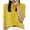 Yellow, variant on TKLPEHG Summer Short Sleeve Tops for Women Crew Neck Tunic Shirts Casual Loose Fitted Classic Solid Color Tshirt Basic Tops Summer Blouses (Black,L)